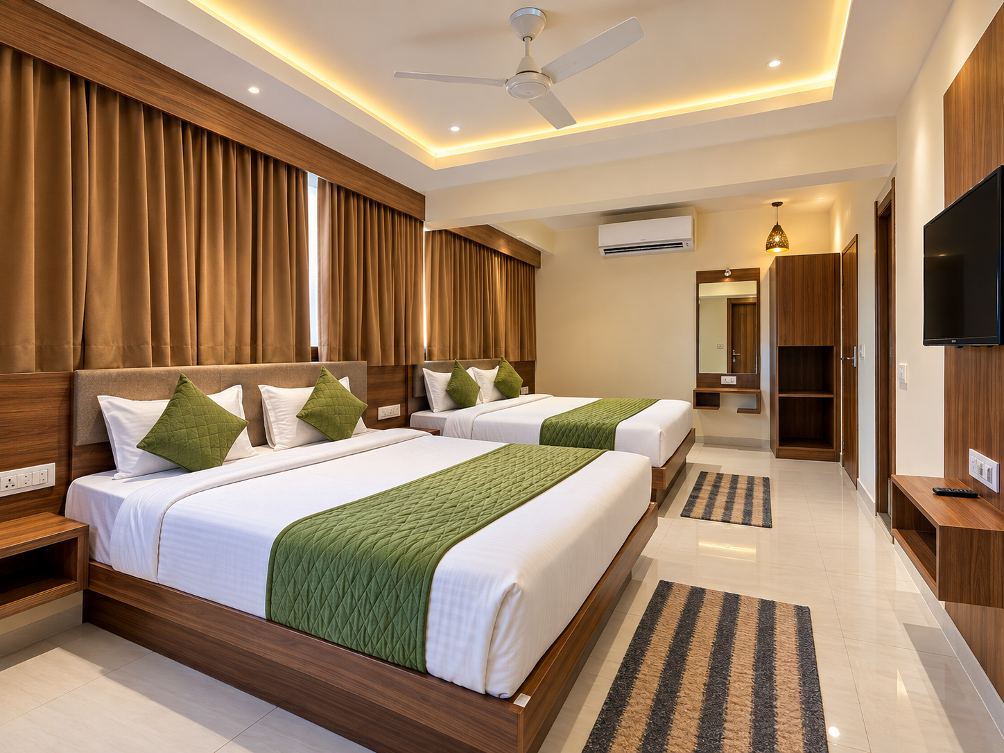 Four Bed Room at Hotel Rose Gold