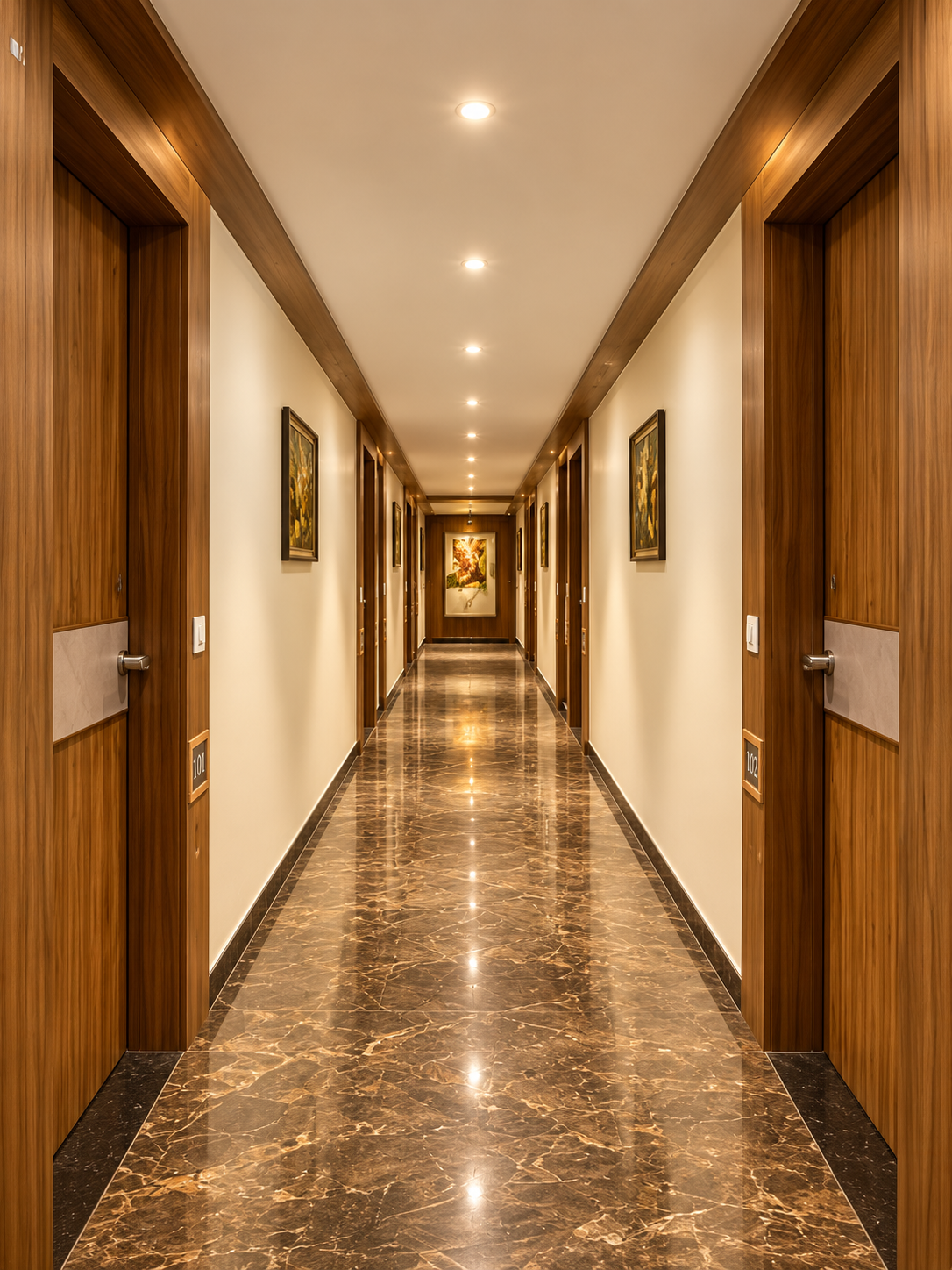Hotel Rose Gold lobby